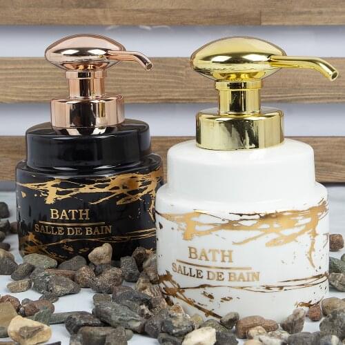 2 pcs Vipgross Verona Liquid Soap Dispenser 2 pcs Patterned no pattern Bathroom accessory soap dish 15 cm length 10 cm diameter