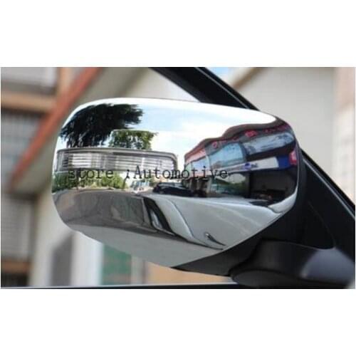 Side Mirrors Rearview Cover Trim For Mitsubishi Montero/Pajero Sport 2009-2014