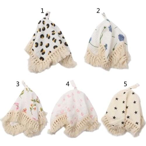 Baby Facecloth Soother Towel Handkerchief Cotton Burp Cloth Soft Absorbent Gauze Washcloth Shower Gifts for Newborn
