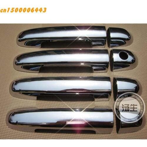 For Kia Soul 2011 2012 2013 Chrome Door Handle Cover Trim Set For Facelift Model Never Rust Car Accessories Stickers Car Styling