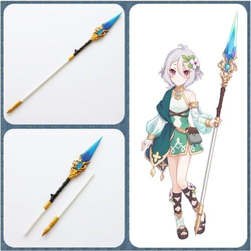 Game Princess Connect Re:Dive Cosplay Kokoro Prop Walking Stick Wands Weapons for Halloween Party Props Stage Performance