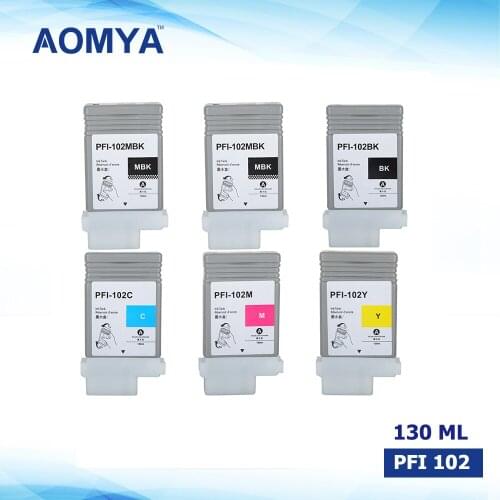 PFI-102 pfi102 Wide Format Cartridge for Canon iPF 700/710/720/760/650/655/750/755/600/610/605/500/510