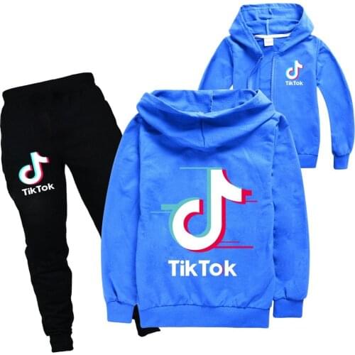 TIK TOK Outfits for Boy Cartoon Long Sleeve Clothes Baby Autumn Fashion Children Clothing Set Tracksuit