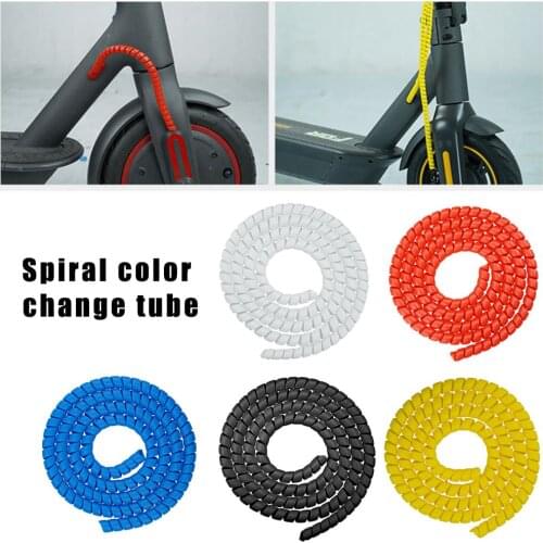 Line Pipe Wear Resistant Winding Pipe Fittings Non-toxic Brake Line Tube With Five Colors For M365 Scooter Cycling Supplies