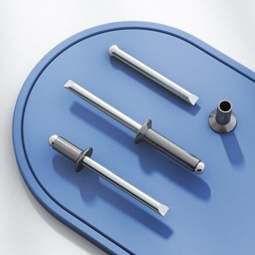 2.4/3.2/4/5/6.4mm Aluminum blind rivets flat round head pull rivet blind rivet pull cap nail For Furniture Car Aircraft