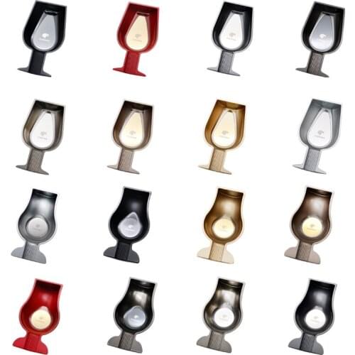 COHIBA Metal Wine Glass Style Mini 1 Holder Smoking Ashtray Cigar Cigarette Ashtray Pocket Portable