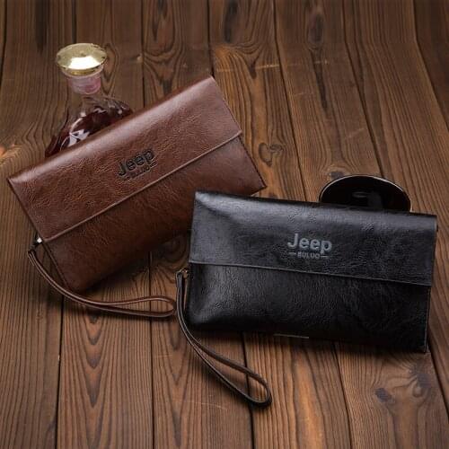 2021 New Hand Bag Large Capacity Mens Business Hand In Hand Long Wallet Mobile Phone Foreskin Clip Hand Bag