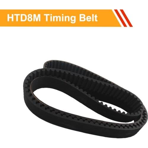 HTD8M Timing Belt 8M-1296/1304/1312/1320/1328/1336/1344/1352/1360/1368/1376mm Conveyor Belt For 8M Timing Pulleys