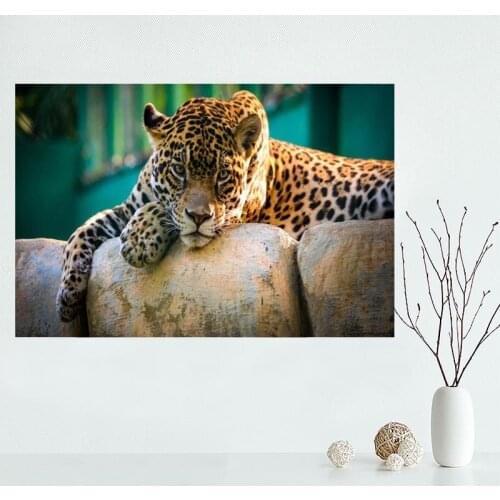 Modern Picture Leopard Poster Paintings For Living Room Wall Art Canvas Fabric Cloth Decoration Poster Wall Art Unframed