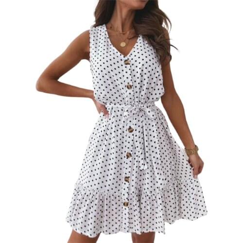 TETYSEYSH Summer Dresses With Buttons