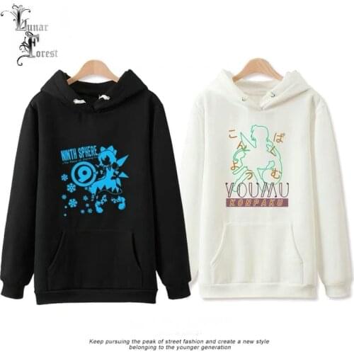 TouHou Project Printing Men/Women Autumn Fashion Japanese Anime Hoodies Sweatshirt Long Sleeves Pollover Plus Size