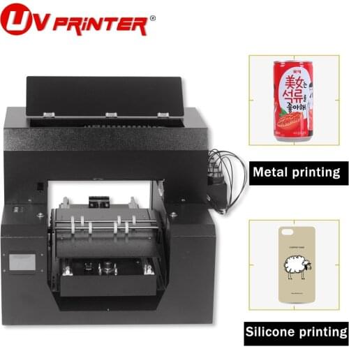 Uv printer cylinder flat inkjet A3 with roller holder for mobile phone case/T-shirt/photo/card custom pattern printing
