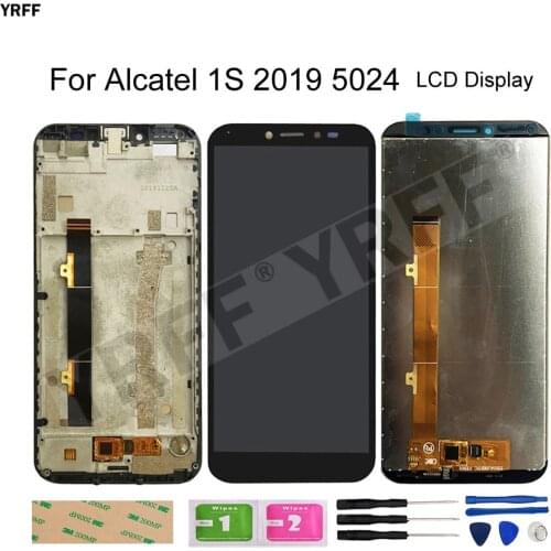 For Alcatel 1S 2019 5024 OT5024 LCD Display Touch Screen Panel Replacement 5.5 inch 5024D 5024A 5024F Phone Part