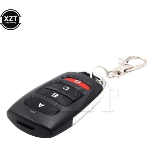 1pc Portable Universal 433mhz Electric Garage Door Remote Control Duplicator Key Fob 4 Button Cloning Copy