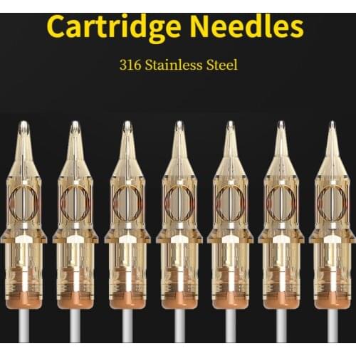 Newest 20 pcs RL φ0.3mm Disposable Tattoo Cartridge Needles Round Liner Sterile Tattoo Needle Supply Permanent Makeup