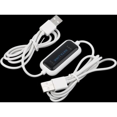 2017 High Speed USB PC To PC Online Share Sync Link Net Direct Data File Transfer Bridge LED Cable Easy Copy Between 2 Computer