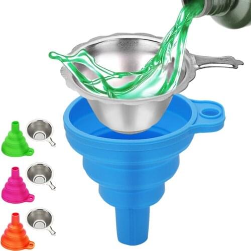 2021 New Metal UV Resin Filter Cup+Silicone Funnel for Anycubic/ELEGOO Photon DLP Parts 3D Printer Accessories