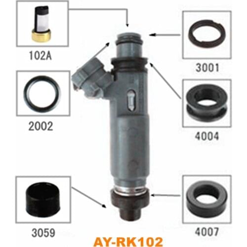 40sets fuel injector repair kits for Mazda Familia 323 FP 1.6 nozzle for OEM MD332733 195500-3170 ( AY-RK102)