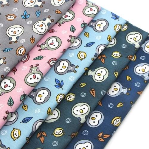 45*110cm owl Cotton Sewing Fabric,Patchwork Cloth,DIY Sewing Quilting Fat Quarters Material For Baby&Child