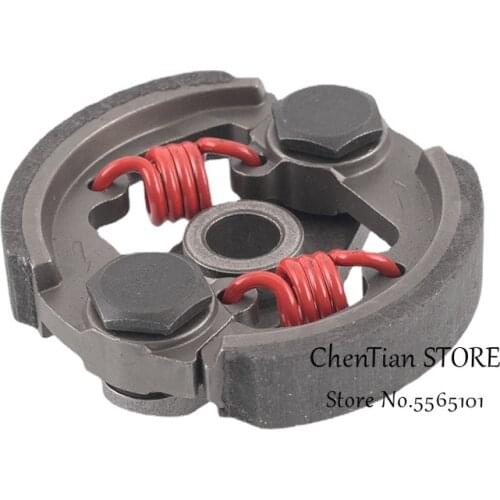 6 Teeth Clutch Drum Cover + Pad Gear Box For Quad Pocket Bike 47 49cc Mini Moto