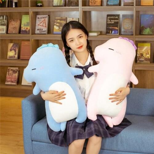 75cm Cute Cartoon Humanoid Dinosaur Plush Toys Stuffed Soft Lovely Animals Pillows Dolls For Kids Girls Birthday Children Gifts