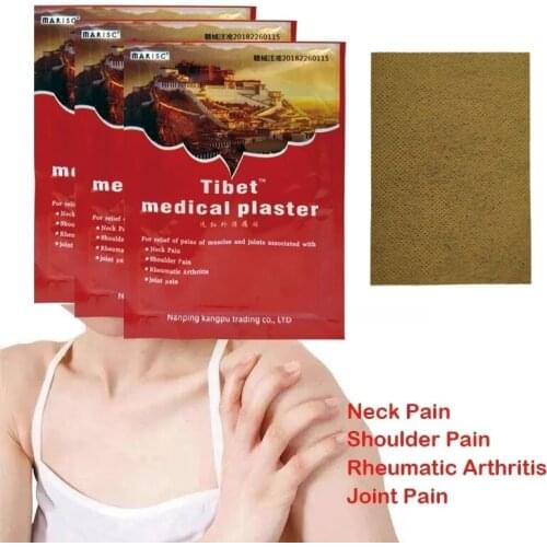80PCS Chinese Tibet Natural Herbal Medical Plaster Pain Relieving Patch/Neck/Muscle Orthopedic Arthritis Plaster Good Effect