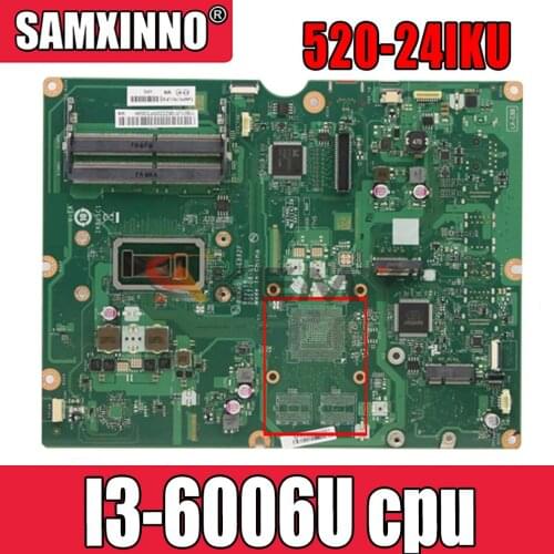 For Lenovo AIO 520-24IKU i3 UMA Computer Integrated Main Board I3-6006U cpu number LA-E882P