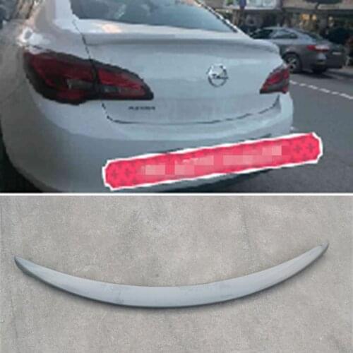 For Opel Astra J Sedan Spoiler High Quality ABS Material Car Rear Trunk Wing Accessories Body Kit