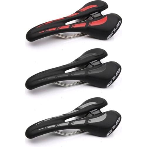 GUB 1150 Bicycle Ergonomic Saddle MTB Road Bike Seat EVA Cushioned Microfiber Leather Texture Steel Rail Cycle Accessories