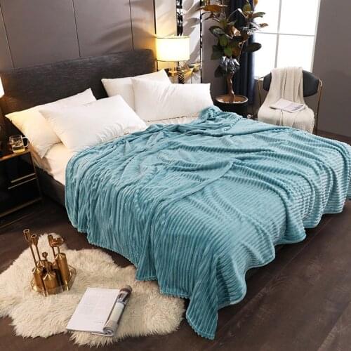 Pure color blankets quilts twin full queen king fashion blankets soft Throw Flannel blankets on Bed/car/sofa comfortable rugs