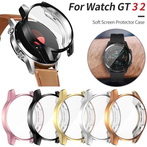 Lightweight Flexible TPU Case for Huawei Watch GT 2 46mm 42mm Cover GT2 Pro 2E Screen Protector Shell for Honor Magic 2 Bumper