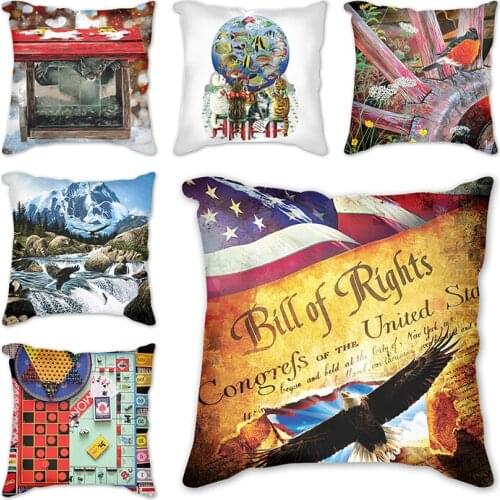 Housse de coussin Pillow Case Cushion Cover Home Decor Office Throw Pillows for Living Room Sofa waist cushion 45cm cojines