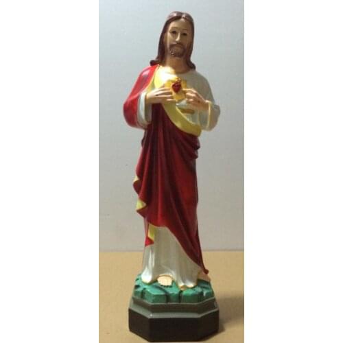 Catholic relics Christian handicrafts European foreign trade Jesus Sacred heart shape saint decoration piece 50cm high