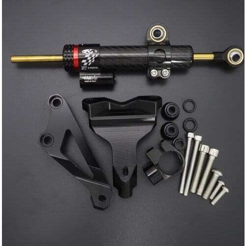 For Duke 390 200 2013 2014 2015 2016 Steering Damper Mounting Bracket Kit Duke125 Duke390 Stabilizer Reversed Safety Control