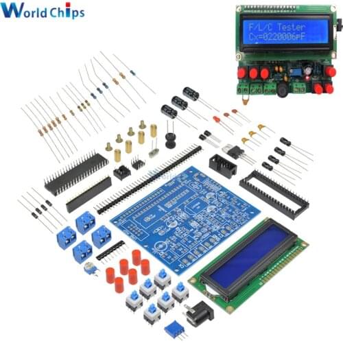 LCD Digital Frequency Counter Secohmmeter Capacitance Meter DIY Kit Frequency Meter Cymometer Inductance Tester High-Precision
