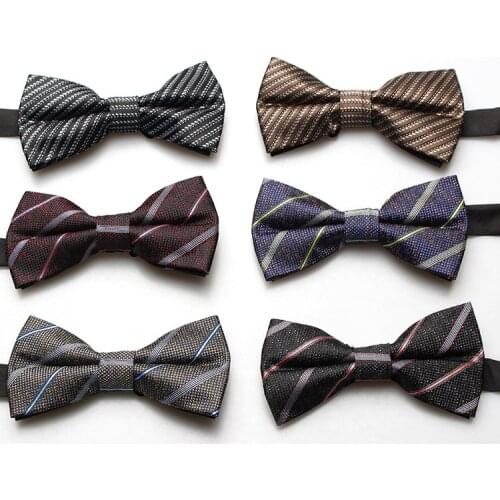 Linbaiway Classic Polyester Print Bowties for Wedding Mens Neck Ties Neckwear Tuxedos Bowtie Male Cravat Accessories