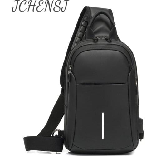 JCHENSH Waterproof Chest Bags For Men Large Capacity Male Shoulder Bag Designers School Travel Mens Cross Body Bags