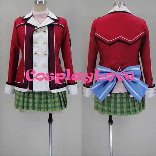 New Custom Made Japanese Anime The Legend of Heroes: Sen no Kiseki II Alisa Reinford Cosplay Costume For Halloween Christmas