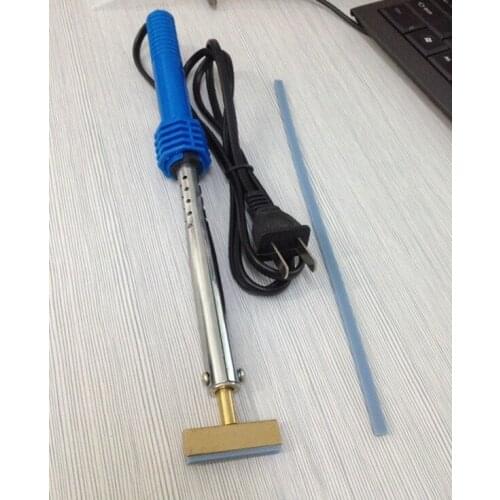 Soldering Iron Welding Gun Tool for pixel tool with Solder T-head Rubber strip for LCD Pixel Repair Ribbon Cable