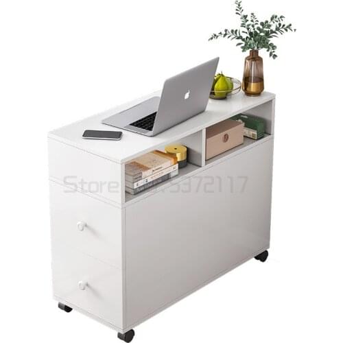 Side table bedside shelf movable living room crevice sofa side cabinet side cabinet