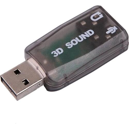 External Usb To 3.5mm Mic Headphone Jack Stereo Headset 3d Sound Card Audio Adapter Mini Speaker Interface For Laptop Pc