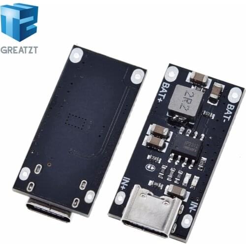 GREATZT Type C USB Input High Current 3A Polymer Ternary Lithium Battery Quick Fast Charging Board IP2312 CC/CV Mode 5V To 4.2V