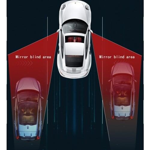 Car Blind Spot Mirror Radar Detection System BSD BSA BSM Microwave Blind Spot sensor visible Monitoring parking Assistant