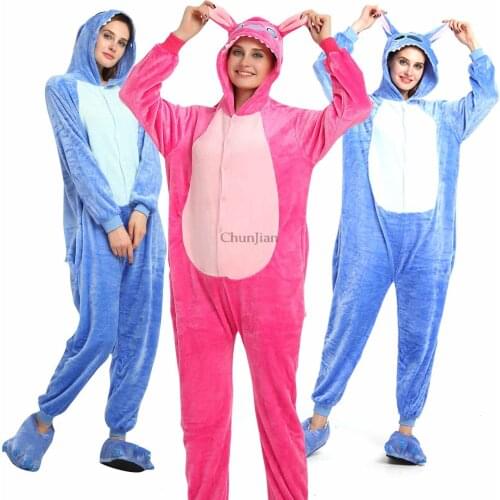 Childrens One Piece Hooded Animal Cartoon Flannel Kigurumi Pajamas Boys Panda Pajama Pyjamas Kids Family Matching Cloth