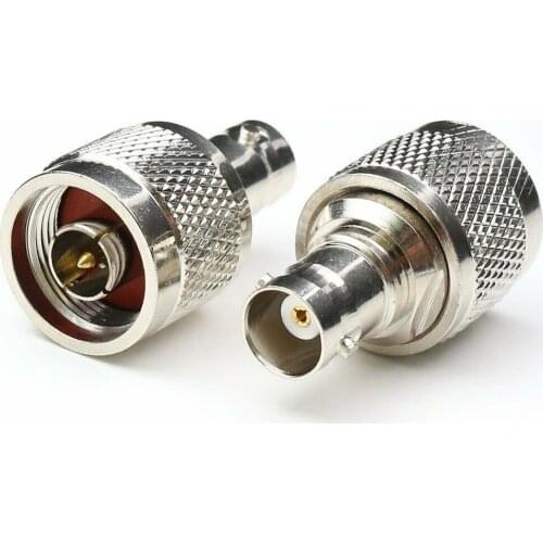 10 pcs N-BNC-JK N Male to BNC Female Jack RF coaxial adapter connector Convert