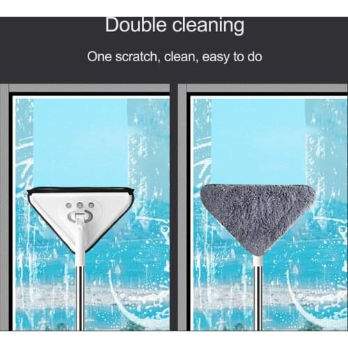 2021 Multifunctional Triangle Mop Sections Deep Clean Mop Triangle Ultrafine Fiber Damp Mop Dusting Window Cleaning Car Clean
