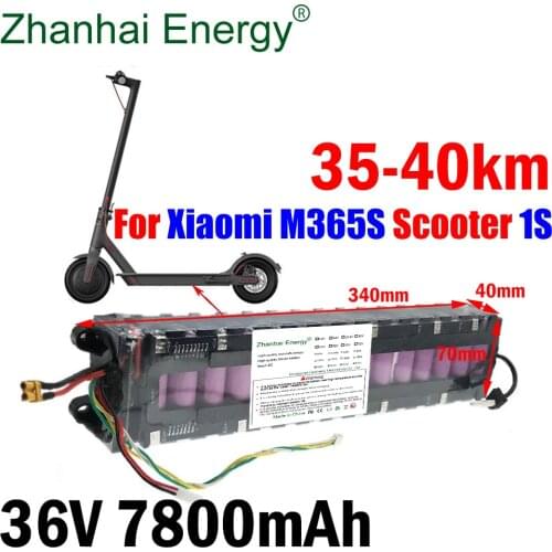 Laudation - 36V 7800mAh,Suitable For Xiaomi M365 Smart Electric Scooter Lithium Battery Pack,18650,Intelligent BMS.Rechargeable