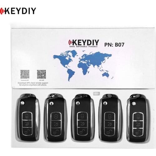 5pcs/lot KEYDIY KD B07 B Series Car Key Remote Control For KD900/KD MINI/URG200/KD-X2 Key Programmer