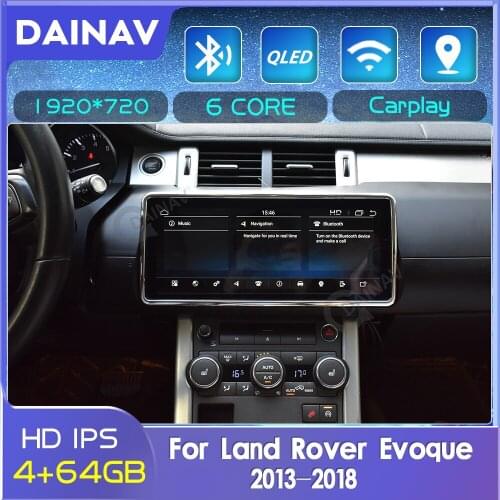PX6 2 Din Android Car radio auto GPS Navigation For Land Rover Evoque 2013-2018 stereo Player DVD Multimedia System HD