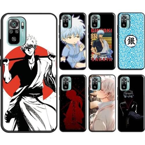 Gintoki Sakata Gintama Anime For Xiaomi Redmi Note 9 7 8 10 Pro Note 9S 8T Cover For Redmi 9C 9 9T 6A 7A 8A 9A Case